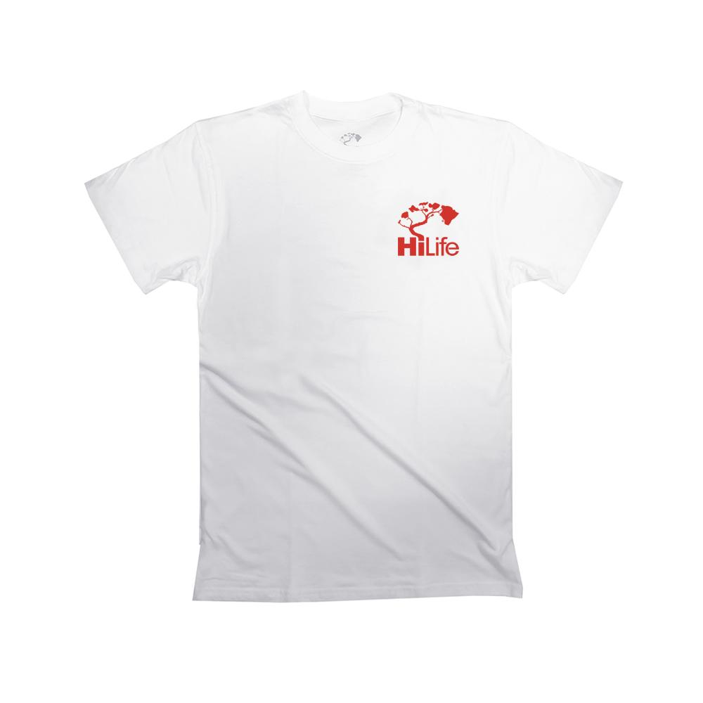 HiLife ハワイアン Tシャツ キッズ ベーシックパラダイス白