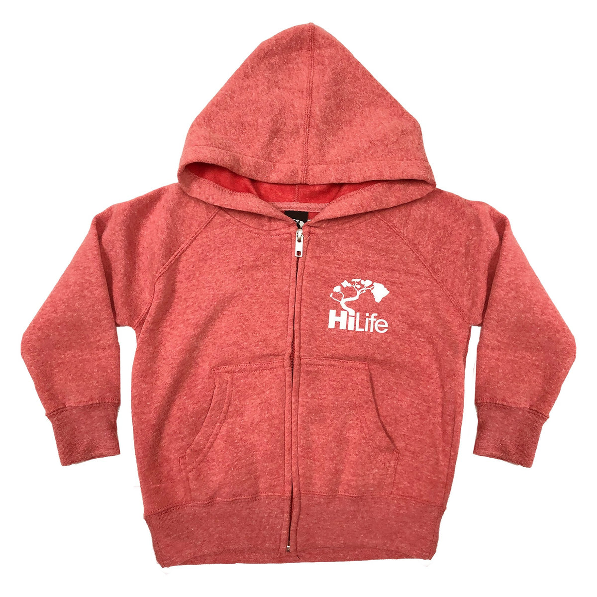Baby red top zip up hoodie