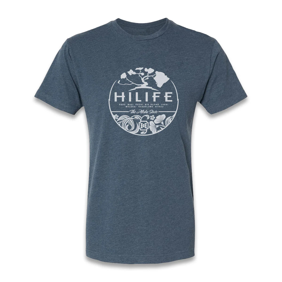 Aloha Circle 50/50 printed Soft Tee(Unisex T-shirts)
