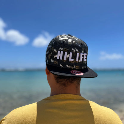 HILIFE 3D logo Snapback hats Metallic Pineapple
