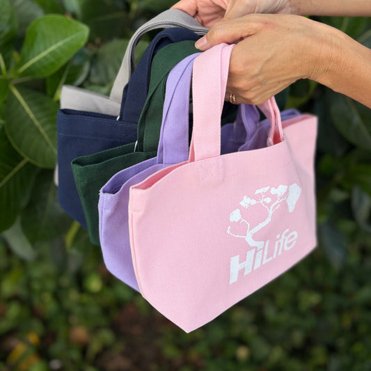 Beaten Basic Cotton Canvas Lunch Tote Bag