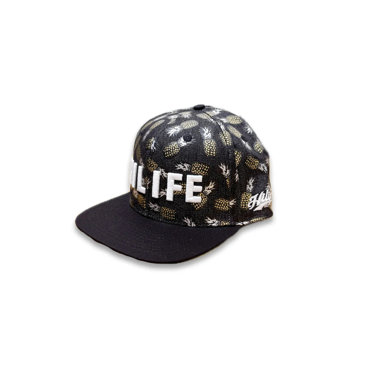 HILIFE 3D logo Snapback hats Metallic Pineapple