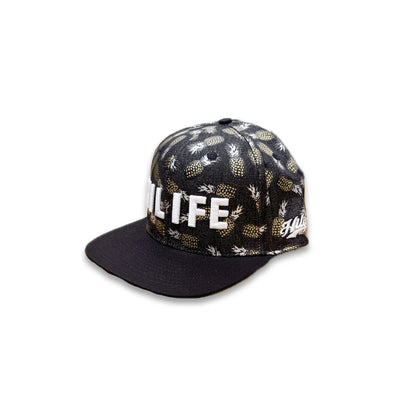 HILIFE 3D logo Snapback hats Metallic Pineapple