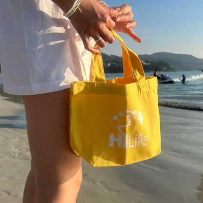 Beaten Basic Cotton Canvas Lunch Tote Bag