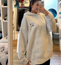 画像をギャラリービューアに読み込む, Basic Logo Oversized Pullover Hoodie