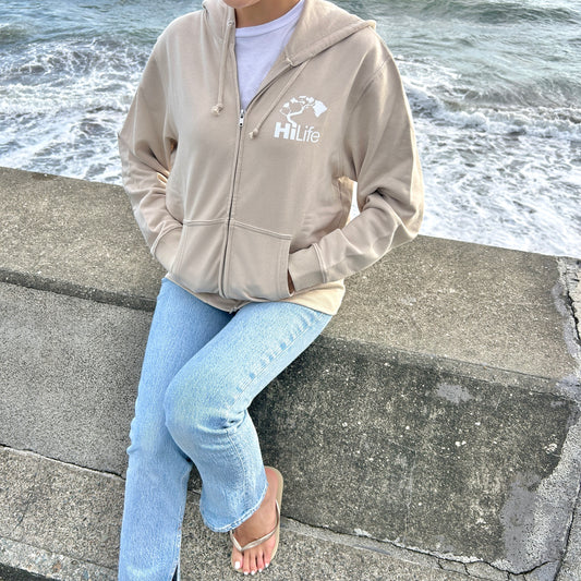 Unisex Zip Up Hoodie Big Logo