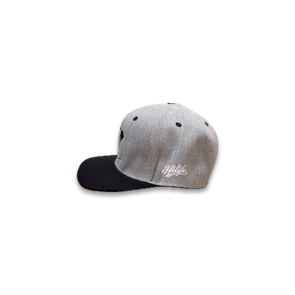 BASIC LOGO Snapback hats Heather/Black