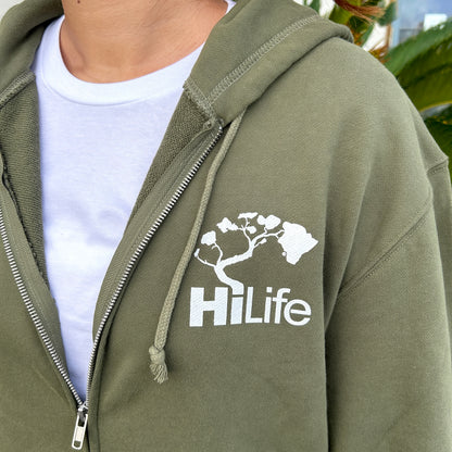 Unisex Zip Up Hoodie Big Logo