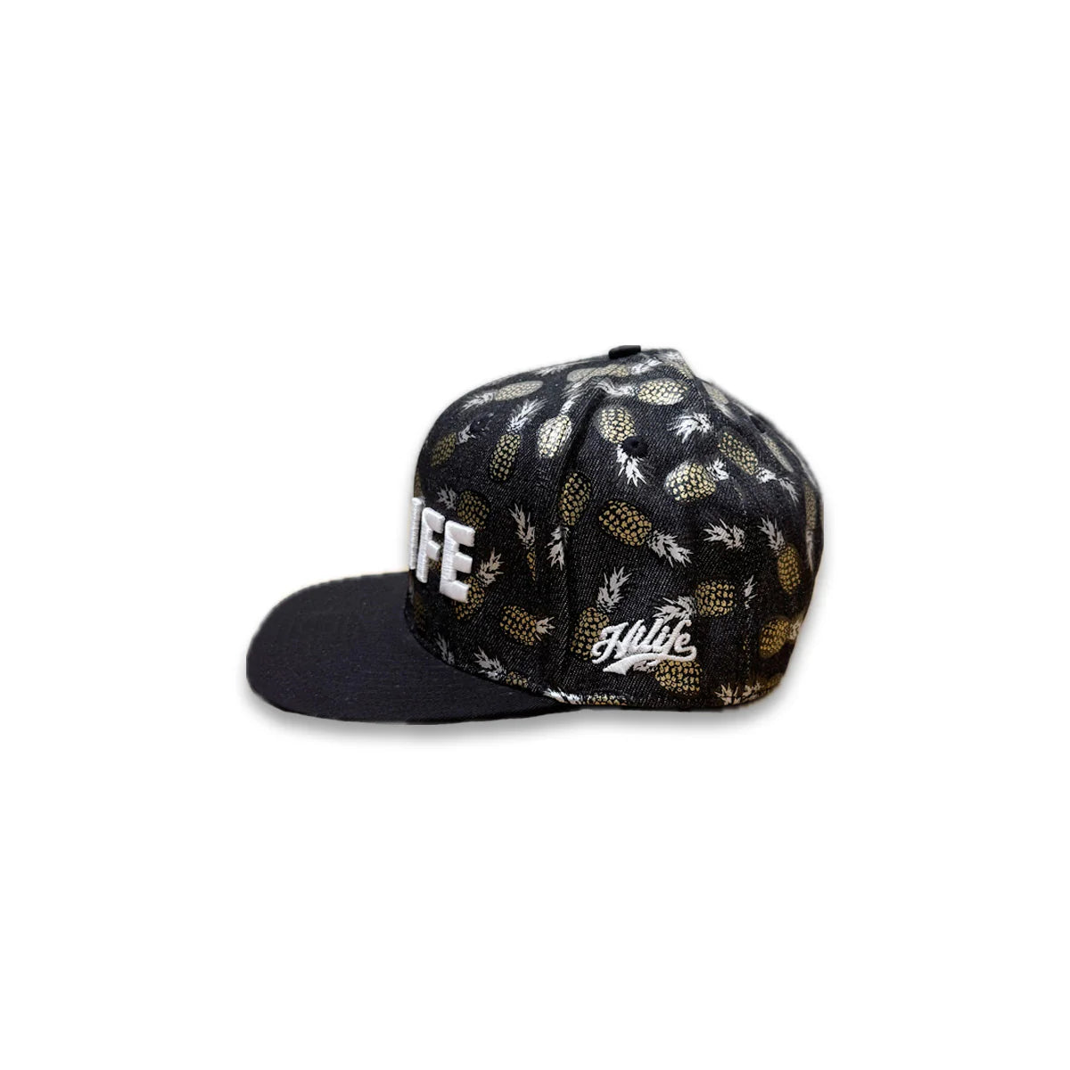 HILIFE 3D logo Snapback hats Metallic Pineapple