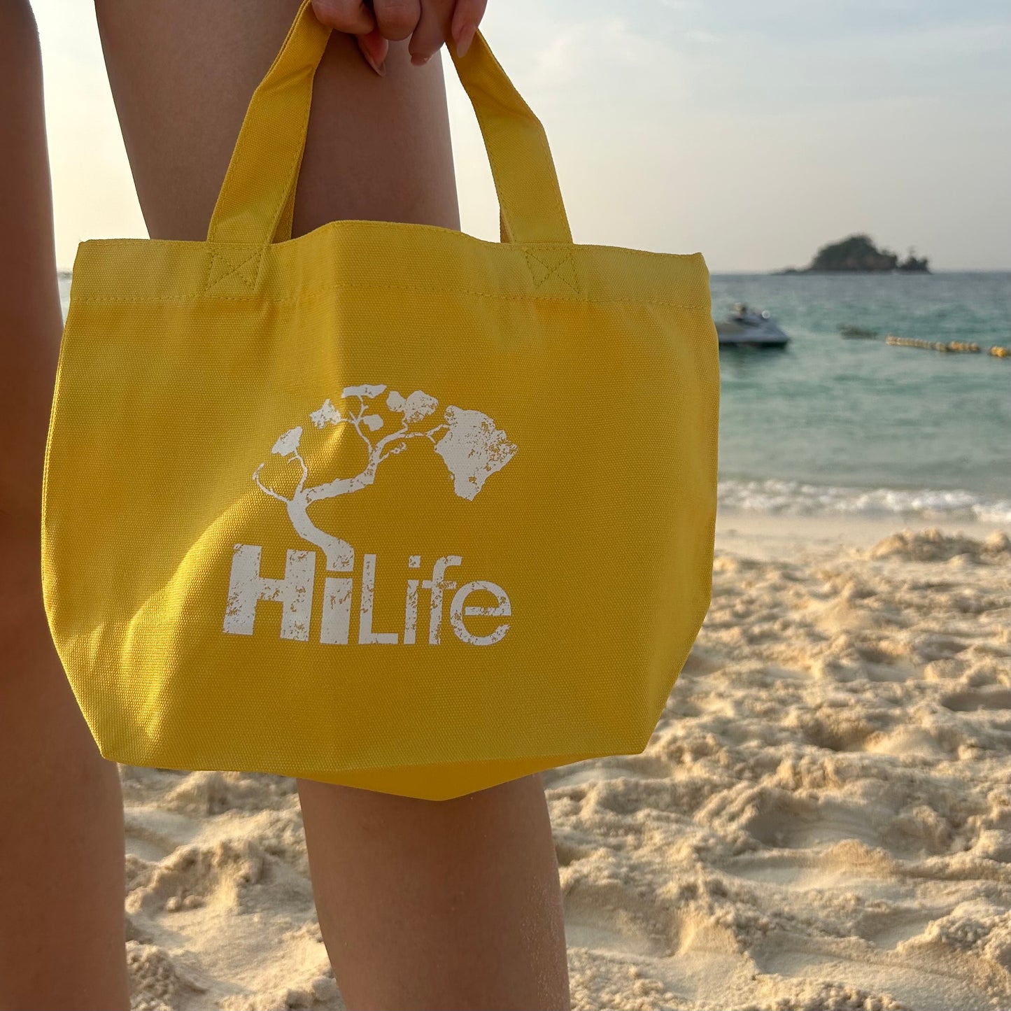 Beaten Basic Cotton Canvas Lunch Tote Bag