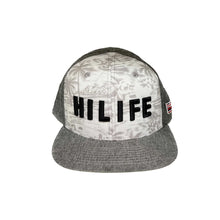 画像をギャラリービューアに読み込む, HILIFE logo Snapback hats Coffee Floral