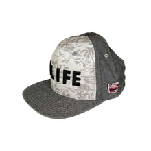 画像をギャラリービューアに読み込む, HILIFE logo Snapback hats Coffee Floral