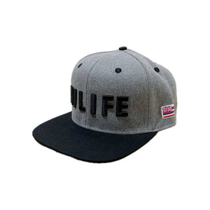 HILIFE 3D Snapback hats Dark Heather / Black