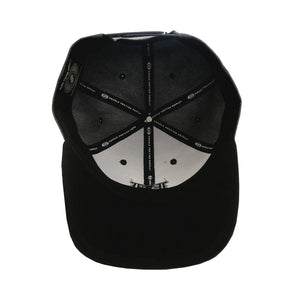 HI logo Snapback hats Dark Heather /Black