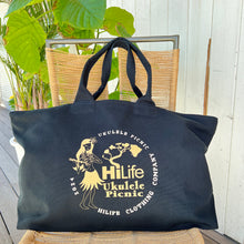 画像をギャラリービューアに読み込む, HiLife × Ukulele picnic 2024 Official &quot;CANVAS ZIP BIG TOTE&quot;