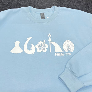 Aloha Crewneck Sweat Shirts