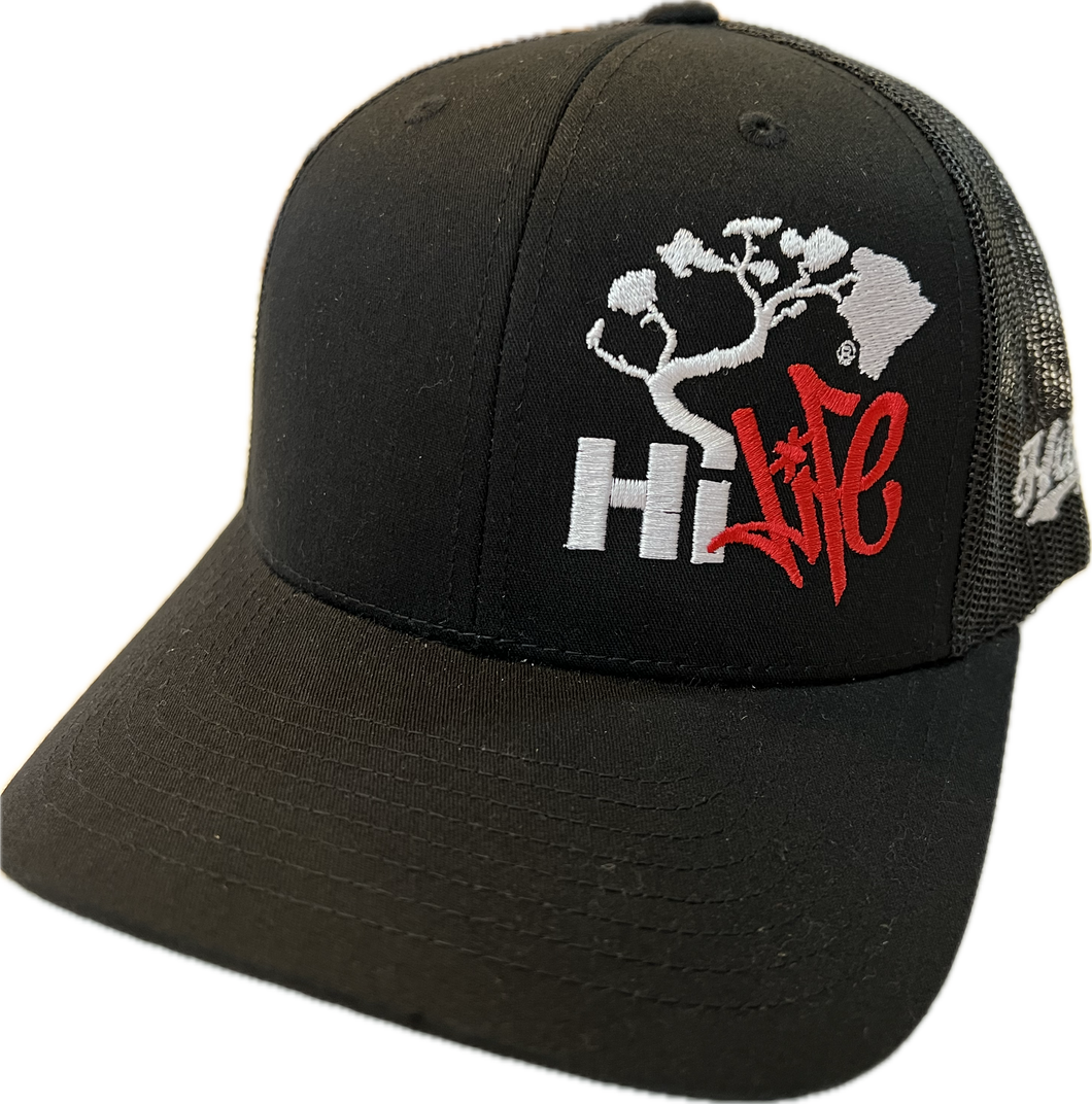 Hapa Snapback hats Black Curved Bill (hilife)