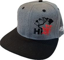 画像をギャラリービューアに読み込む, Hapa Snapback hats Dark Heather/Black Bill (hilife)