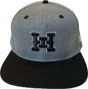 HI 3D logo Snapback hats Dark Heather / Black Bill (hilife)