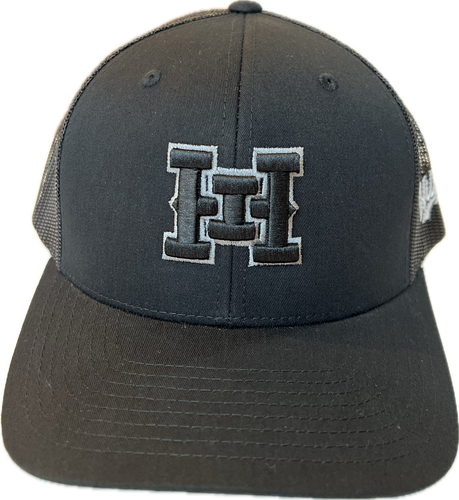 HI 3D logo Snapback hats Black Mesh Curved Bill (hilife)