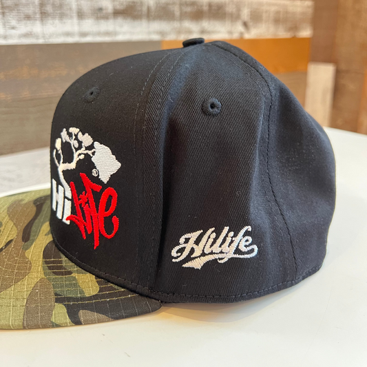 Hapa Snapback hats Black Camo (hilife)