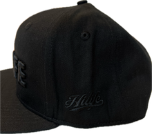 画像をギャラリービューアに読み込む, HILIFE 3D logo Snapback hats Solid Black/Black (hilife)