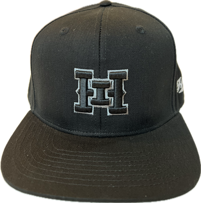 HI 3D logo Snapback hats Black (hilife)