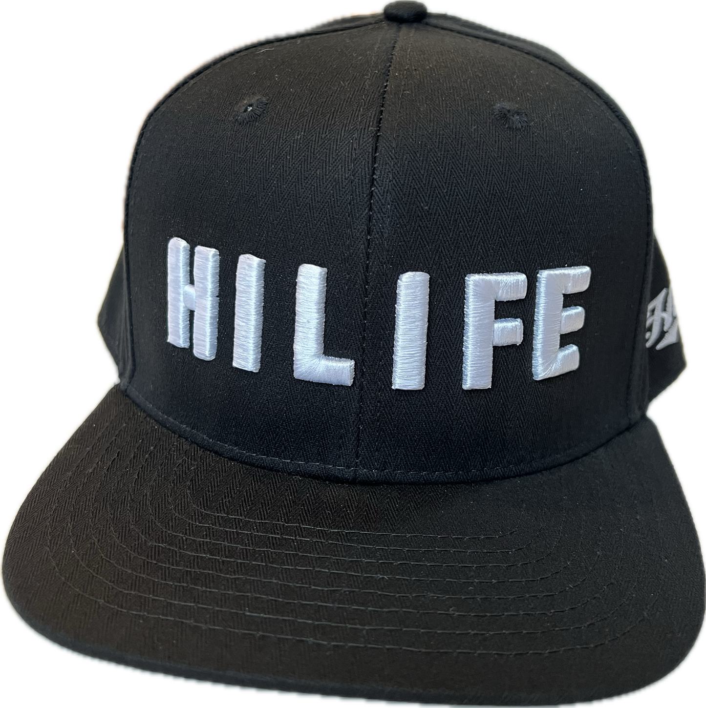 HILIFE 3D logo Snapback hats Solid Black (hilife)