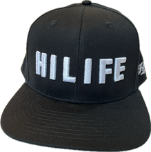 画像をギャラリービューアに読み込む, HILIFE 3D logo Snapback hats Solid Black (hilife)