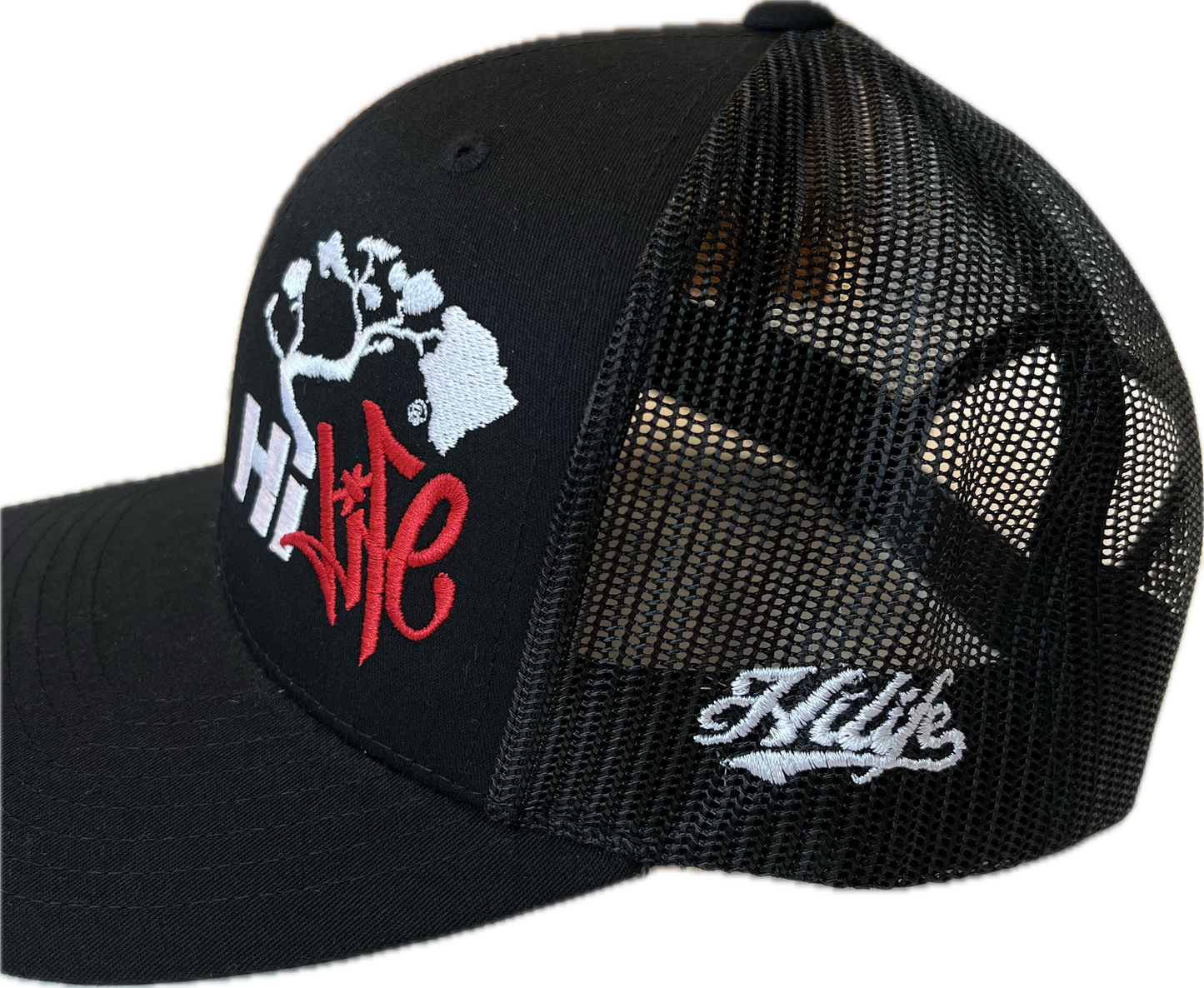 Hapa Snapback hats Black Curved Bill (hilife)