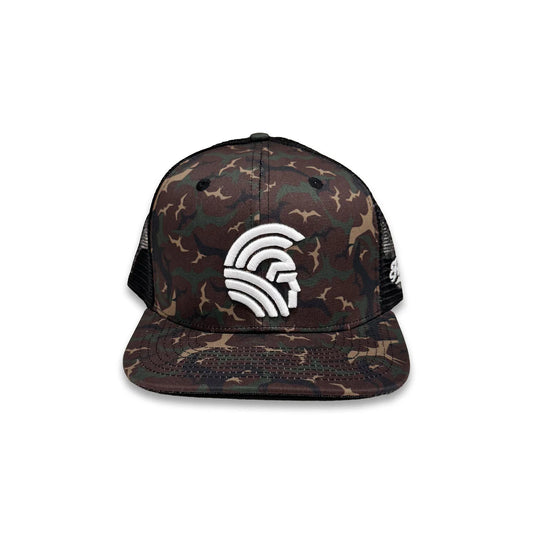 3D Warrior  Snapback hats Woodland Iwa Camo Mesh(hilife)