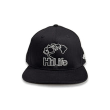画像をギャラリービューアに読み込む, BASIC LOGO Snapback hats Black/White (hilife)