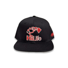 画像をギャラリービューアに読み込む, BASIC LOGO Snapback hats Black/Red(hilife)
