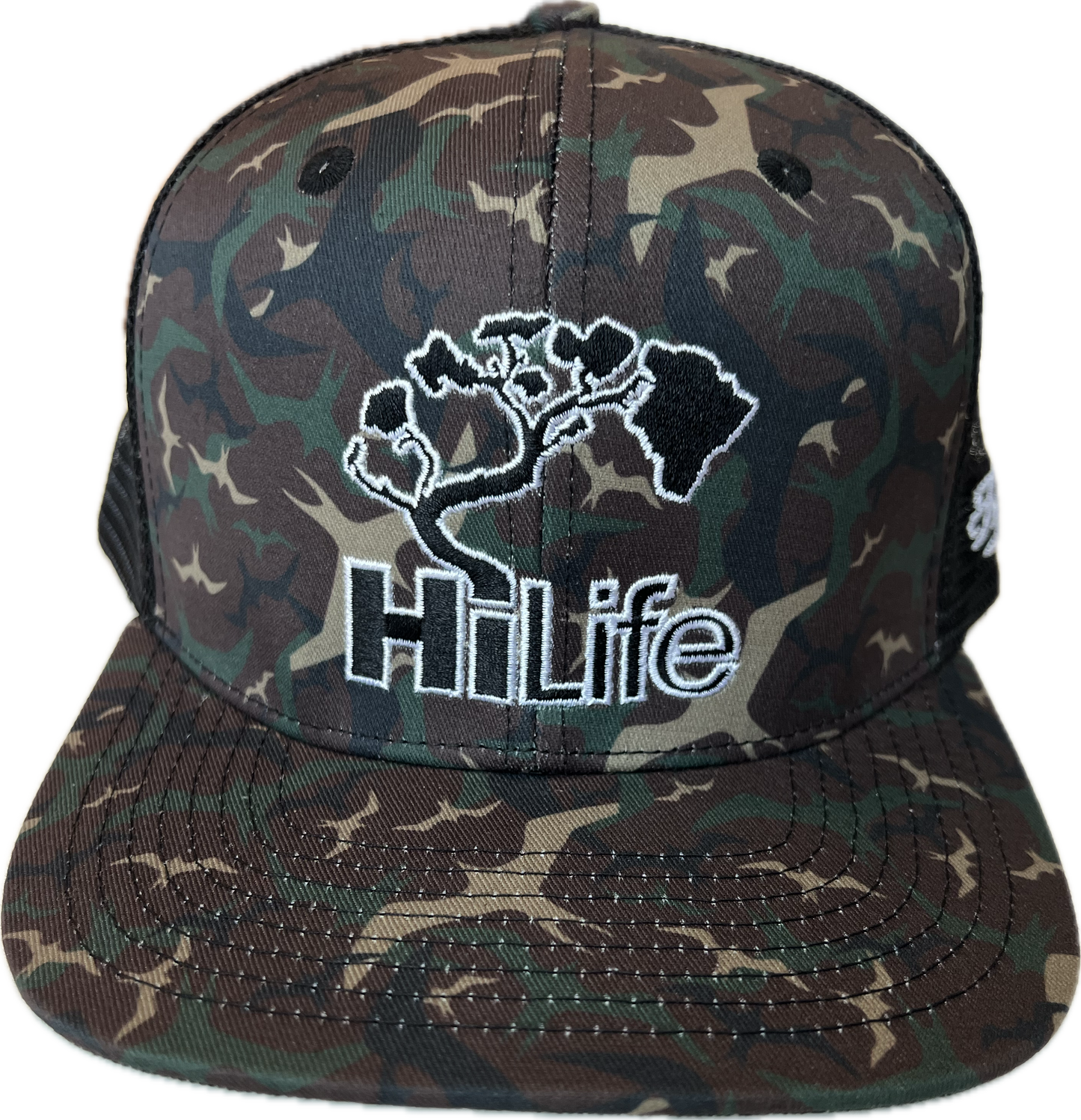 BASIC LOGO Snapback hats Mesh Camo (hilife)