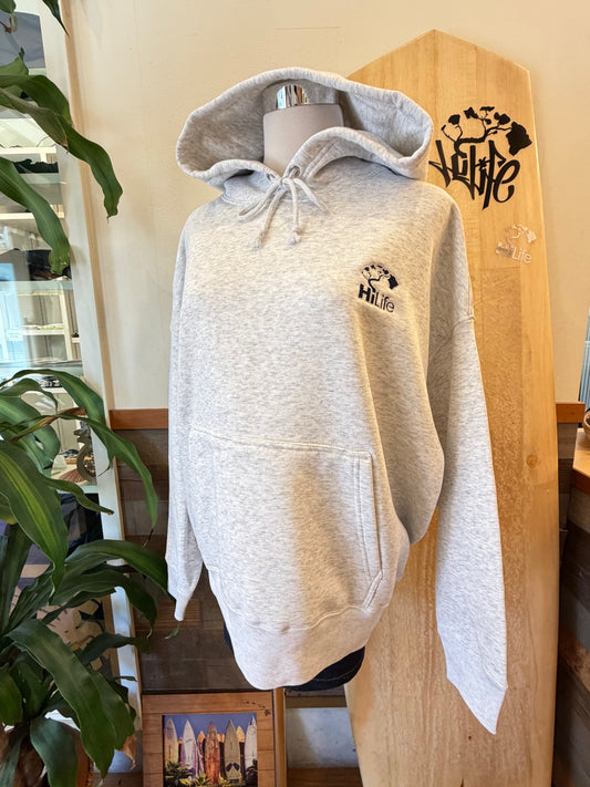 Basic Logo Oversized Pullover Hoodie