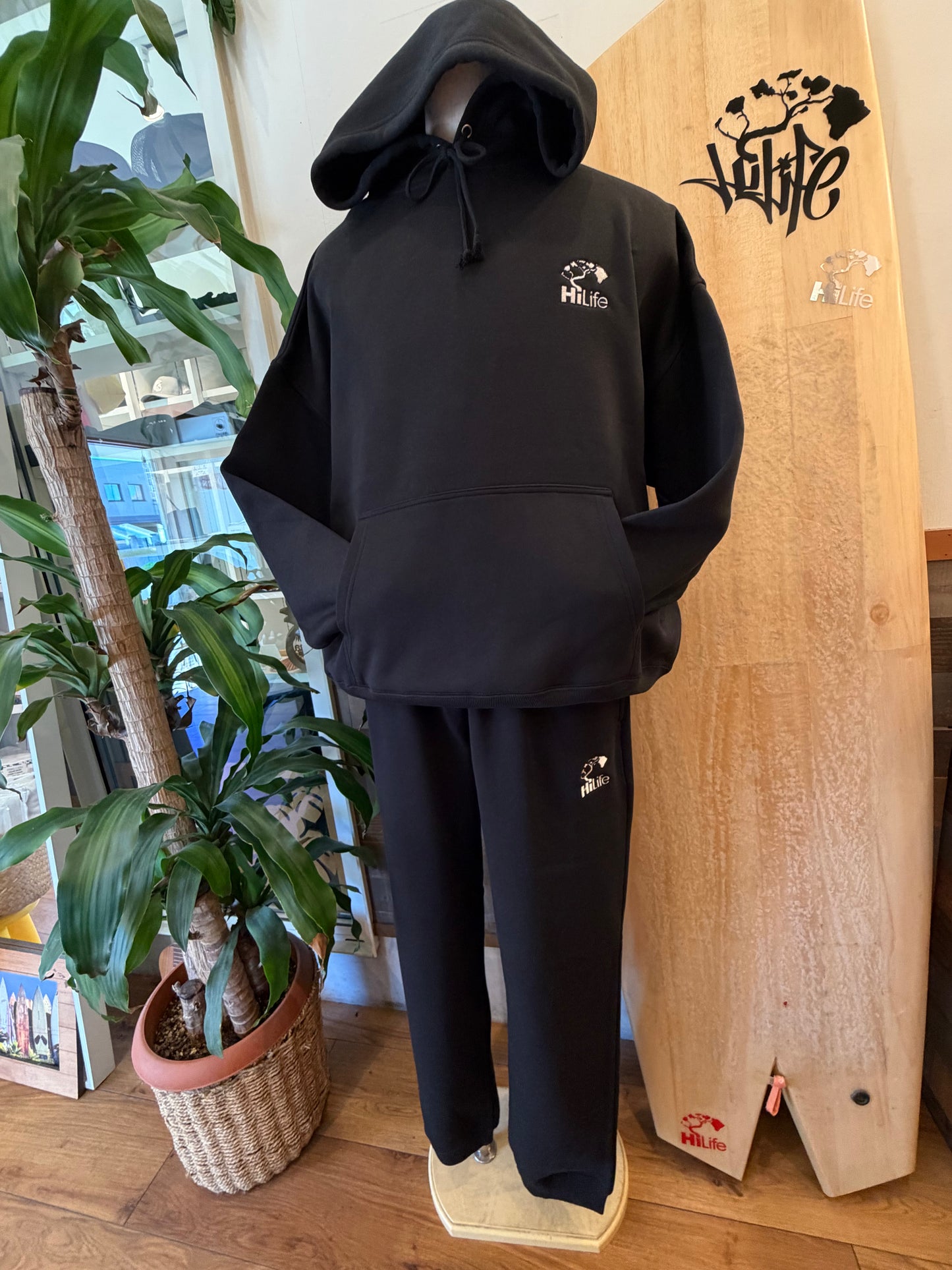 Basic Logo Oversized Pullover Hoodie
