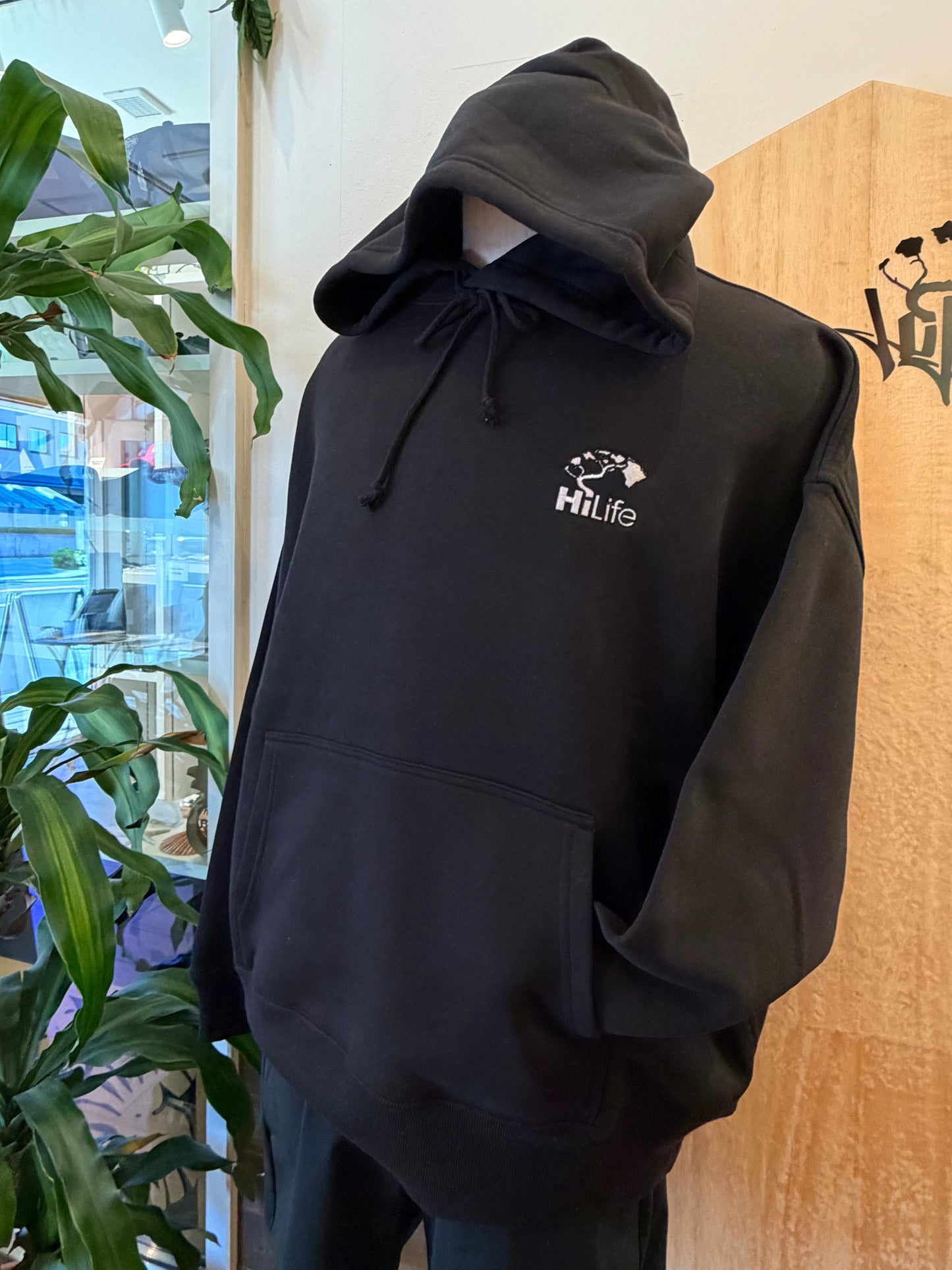 Basic Logo Oversized Pullover Hoodie