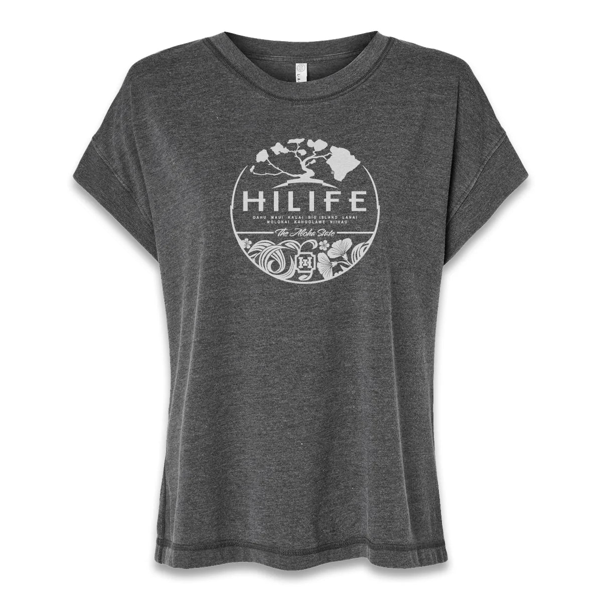 Women's Relaxed Vintage Wash Tee Aloha Circle 50/50
