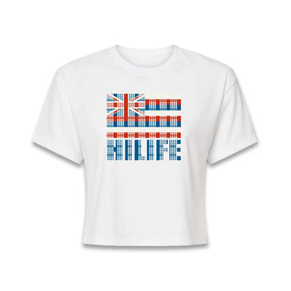 Women's crop top Tee palaka flag
