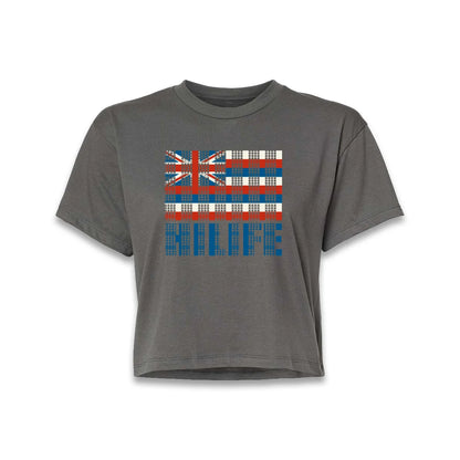 Women's crop top Tee palaka flag