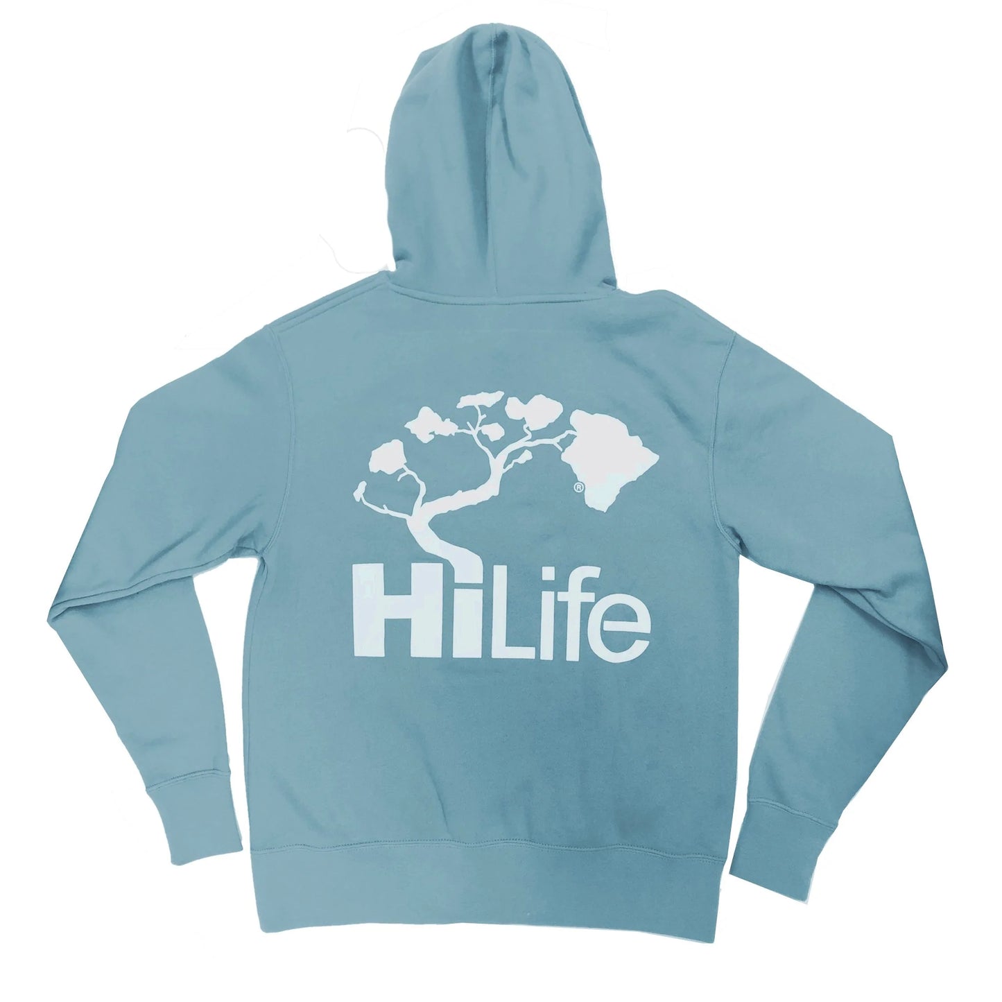 Unisex Light Weight Zip Up Hoodie Big Logo