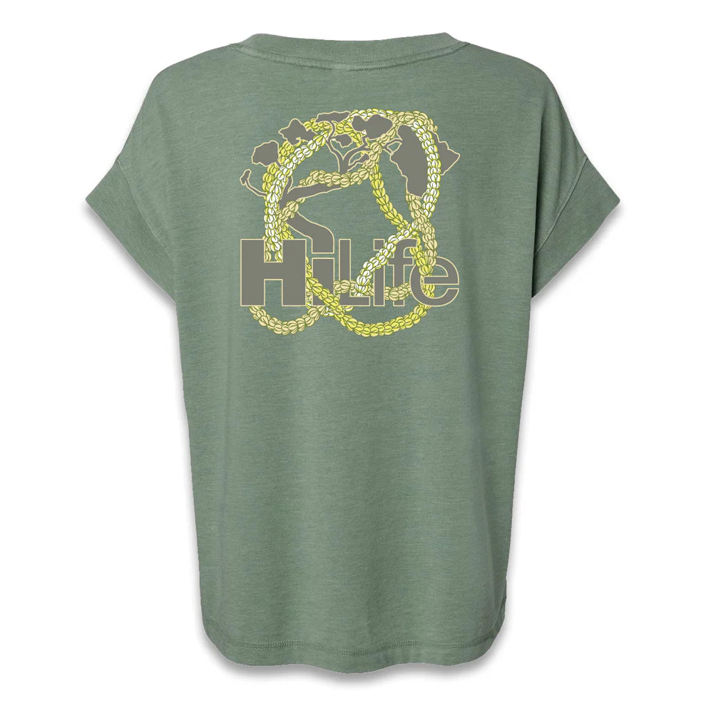 Women's Relaxed Vintage Wash Tee Basic Pikake