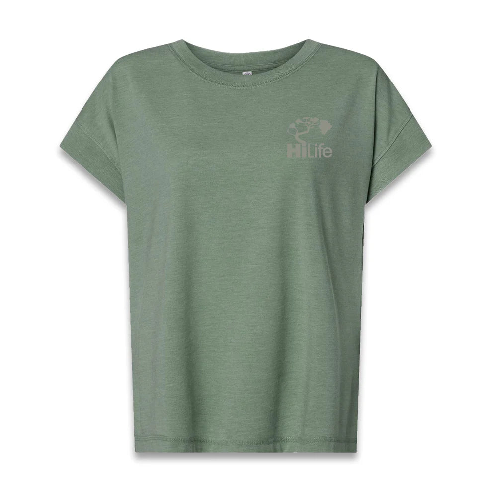 Women's Relaxed Vintage Wash Tee Basic Pikake