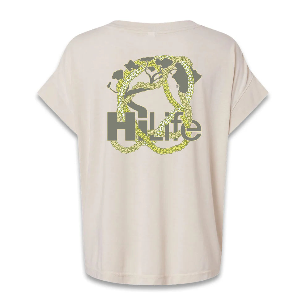 Women's Relaxed Vintage Wash Tee Basic Pikake
