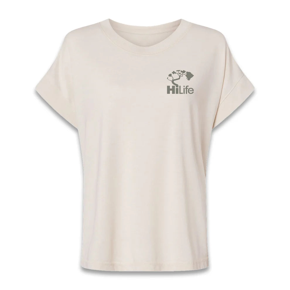 Women's Relaxed Vintage Wash Tee Basic Pikake