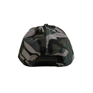 BASIC LOGO Snapback hats Black/Gray Camo