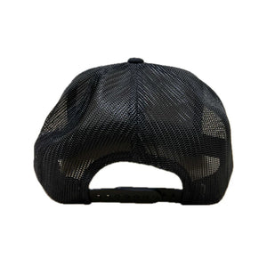 BASIC LOGO Snapback hats Black Mesh Curved Bill