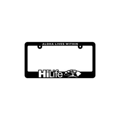 License Plate Frame (Aloha Lives Whithin)