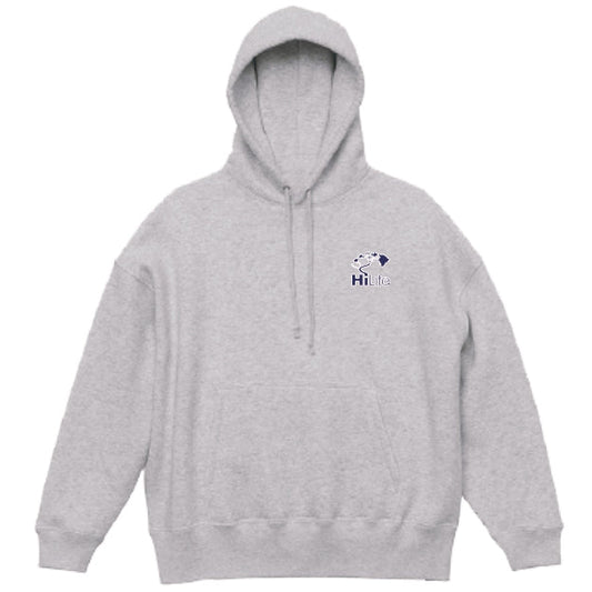 Basic Logo Oversized Pullover Hoodie
