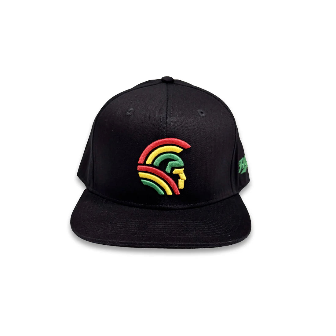 3D Warrior Tri-color Snapback hats Black (hilife)
